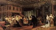 Paul Delaroche Cardinal Mazarin-s Last Sickness oil painting reproduction